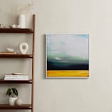 "Golden Grain" - Art Print in Golden Sienna by Amy Hall - In a Room