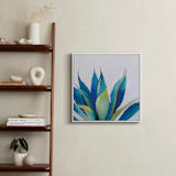 "Blue Agave" - Art Print in Teal by Amanda Phelps - In a Room