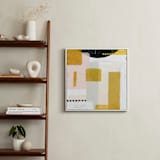 "Sunny and dots III" - Art Print in White by Jaqui Falkenheim - In a Room