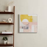 "Sunny and dots I" - Art Print in White by Jaqui Falkenheim - In a Room