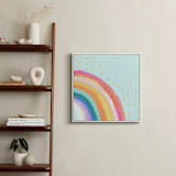 "Ventura Rainbow l" - Art Print in Rainbow Mint by AlisonJerry - In a Room