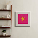 "Taking Shape Bright 1" - Art Print in Star Power by Kamala Nahas - In a Room