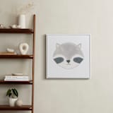 "Animal Faces 3" - Art Print in Grey by Teju Reval - In a Room