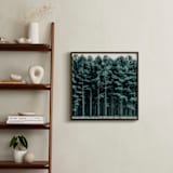 "through the trees" - Art Print in Pine by Keely Norton Owendoff - In a Room