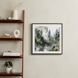 "Forest Mist" - Art Print in White by Anne Kostecki - In a Room