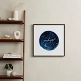 "Constellations" - Art Print in indigo by Krissy Bengtson - In a Room