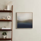 "Morning in the Mountains" - Art Print in Misty Blue by Karen Kaul - In a Room