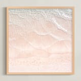 "Barefoot Dream" - Art Print in Blush by Tania Medeiros - Framed
