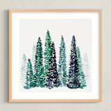 "Scenic Route" - Art Print in White by Kelsey McNatt - Framed