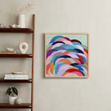 "Discus" - Art Print in Periwinkle by melanie mikecz - In a Room