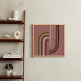 "Mandala for Peace" - Art Print in Desert Rose by Lise Gulassa - In a Room