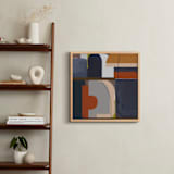 "Modern Arches" - Art Print in Navy by AlisonJerry - In a Room