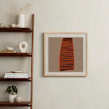 "Let's Go on a Trip II" - Art Print in Hearth Brown by Alain Castoriano - In a Room