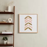 "Abstract Muted 3" - Art Print in Blush Pink by Kelly Nasuta - In a Room