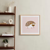 "Little Hedgehog" - Art Print in Blush by Genna Blackburn - In a Room