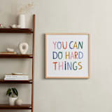 "You can" - Art Print in Gumdrops by Nadia Hassan - In a Room