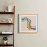 "Rainbow River" - Art Print in Lollipop by Emily Kariniemi - In a Room