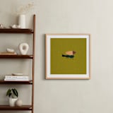 "On the Ground 2" - Art Print in Grass by Sumak Studio - In a Room