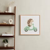 "Fast Riders II" - Art Print in Sage by Francisca Reyes - In a Room