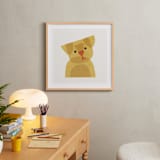 "Paper Pets 2" - Art Print in Golden by Carrie Moradi - In a Room