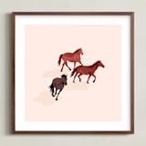 "Howdy Partner 2" - Art Print in Cream by Gabrielle Neil - Framed
