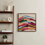 "Strata I" - Art Print in Cream by melanie mikecz - In a Room