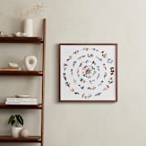 "floral mandala no.3" - Art Print in peach rose by Kiana Lee - In a Room