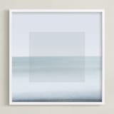 "Still Here" - Art Print in Sky by Irene Suchocki - Framed