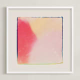 "Four Square IV" - Art Print in Vibrant by Kamala Nahas - Framed