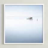 "sea dreams" - Art Print in Blue by Maggy Morrissey - Framed