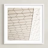 "Contorno I" - Art Print in tile by Heather Deffense - Framed