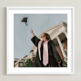 "The Big Picture: Graduation Framed Photo" - Framed Photo in White by Minted - Framed