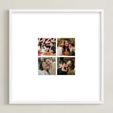 "Photo Strip: Square Framed Photo" - Framed Photo in White by Minted - Framed