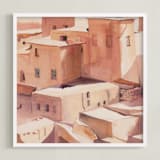 "Morocco" - Art Print in Brownie by Viktoria Eperjesi - Framed