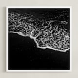 "Obsidian Tide 2" - Art Print in Obsidian by Kamala Nahas - Framed