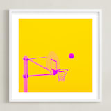 "Court Pop 3" - Art Print in Sugar Rush by Tania Medeiros - Framed