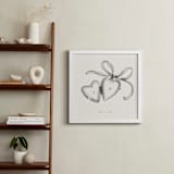 "Locket: Custom Print" - Custom Print in Cream by Ani Somi - In a Room