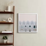 "Cali Deco" - Art Print in Soft Grey by Irene Suchocki - In a Room