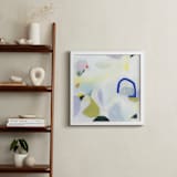 "Delicate Layers" - Art Print in Green Ivory by Eunmee Studio - In a Room