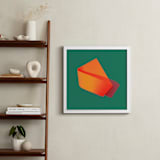 "Hoop" - Art Print in Green Hoop by Andrew McClintock - In a Room