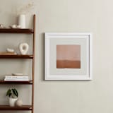 "Quatrain 3" - Art Print in Cranberry by Kamala Nahas - In a Room