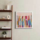 "All the Colors 2" - Art Print in Vintage Pink by melanie mikecz - In a Room