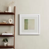 "Quatrain 1" - Art Print in Avocado by Kamala Nahas - In a Room