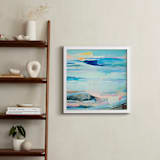 "Beach Day I" - Art Print in Aqua by Cristina Marie - In a Room