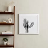 "Abode 1" - Art Print in Silver Grey by Lisa Sundin - In a Room