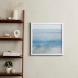 "Standing by the ocean, dreaming" - Art Print in Ocean Blue by Jacquelyn Sloane Siklos - In a Room