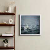 "Just off the dock II" - Art Print in Steel Blue by Jacquelyn Sloane Siklos - In a Room