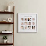"Baby's First Year: Framed Photo" - Framed Photo in White by Erin Deegan - In a Room