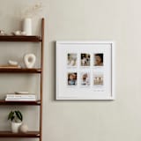 "Six Photo: Square Framed Photo" - Framed Photo in White by Olivia Kanaley Inman - In a Room