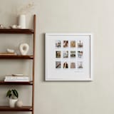 "Twelve Photo: Square Framed Photo" - Framed Photo in White by Olivia Kanaley Inman - In a Room